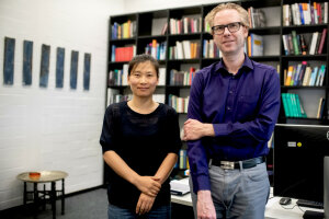  Bochumer Forscherteam: Hui Zhang und Nikolai Axmacher (c) RUB/Kramer